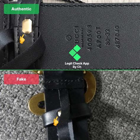 gucci bumblebee fake belts|how to check gucci belt.